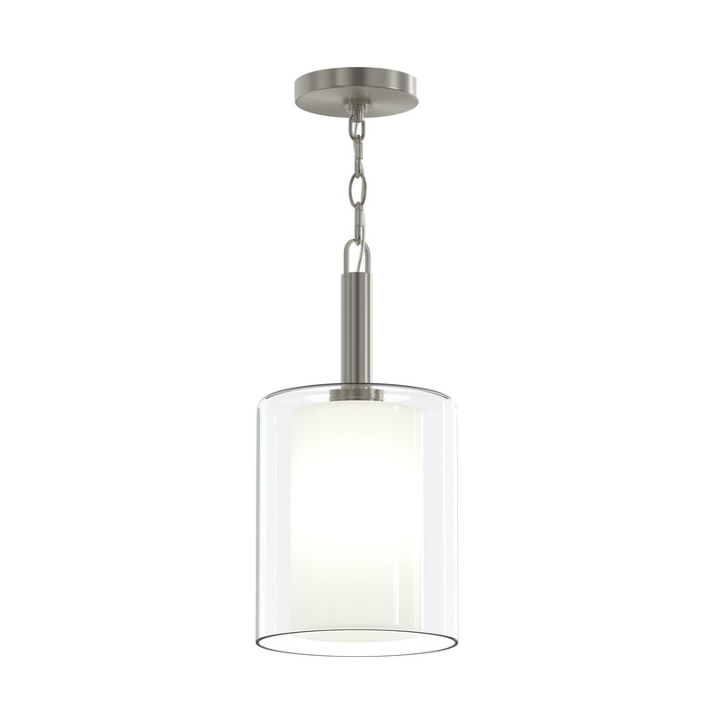 Progress Lighting P500515-009 One Light Pendant, Brushed Nickel