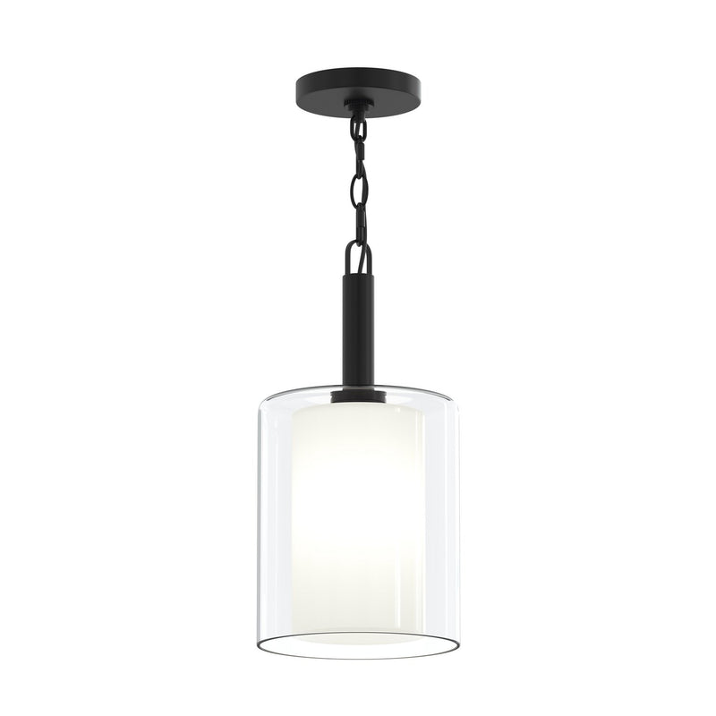 Progress Lighting P500515-31M One Light Pendant, Matte Black