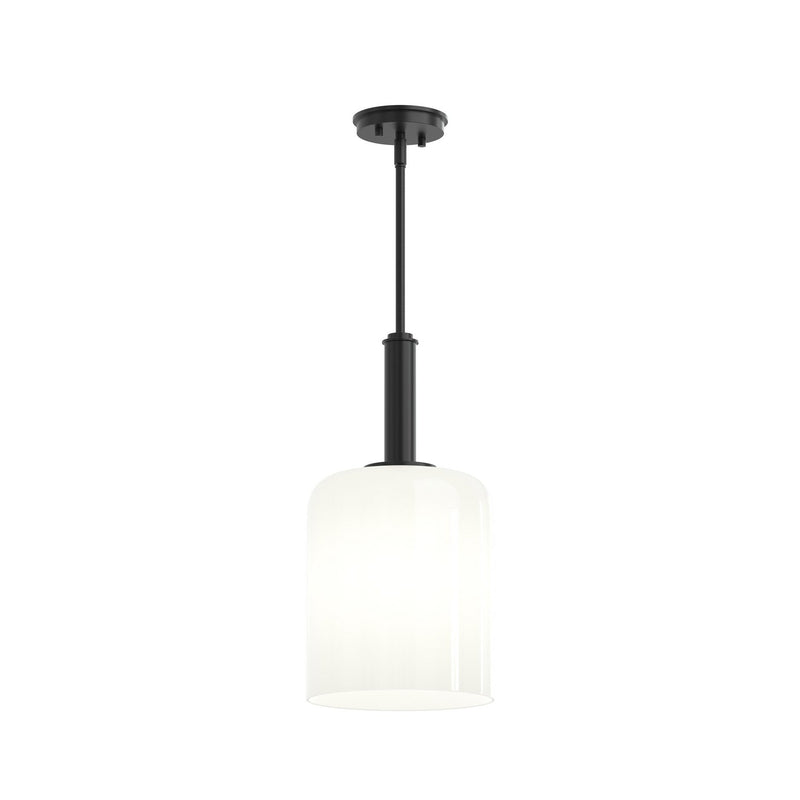 Progress Lighting P500516-31M One Light Pendant, Matte Black
