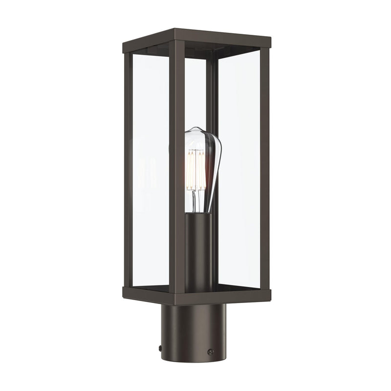 Progress Lighting P540113-020 One Light Outdoor Post Mount, Antique Bronze
