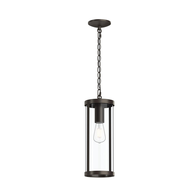 Progress Lighting P550145-020 One Light Outdoor Pendant, Antique Bronze