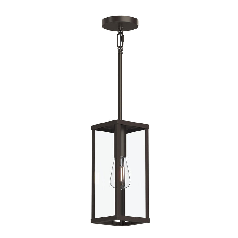 Progress Lighting P550146-020 One Light Outdoor Pendant, Antique Bronze