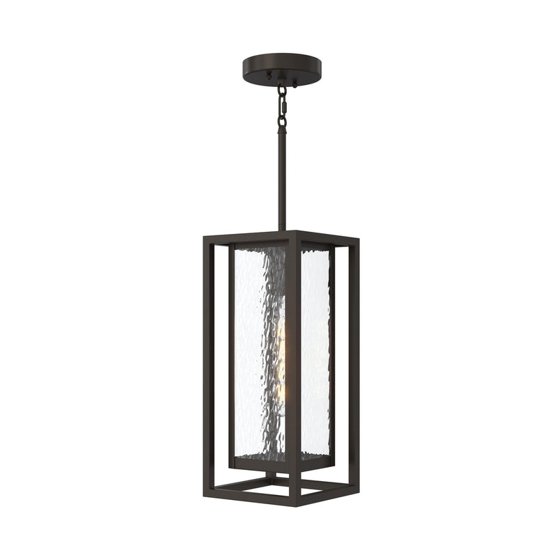 Progress Lighting P550148-020 One Light Outdoor Pendant, Antique Bronze