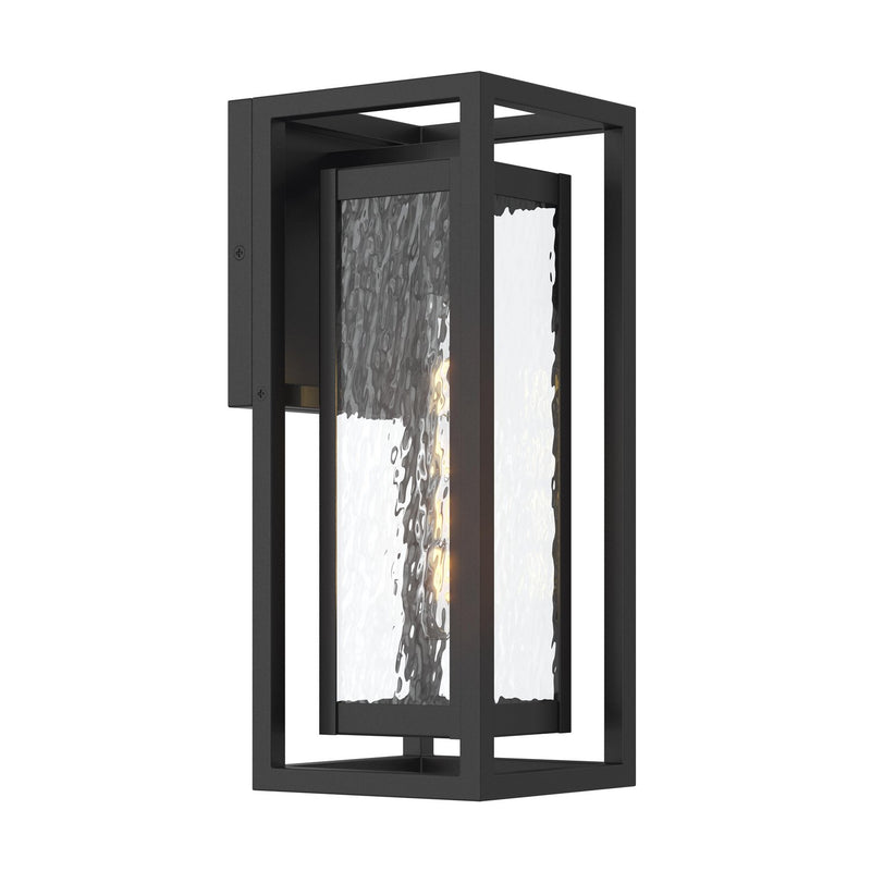 Progress Lighting P560410-031 One Light Outdoor Wall Mount, Textured Black