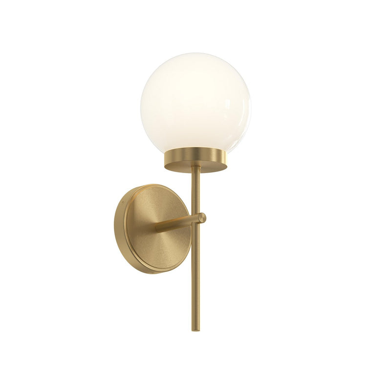 Progress Lighting P710157-191 One Light Wall Sconce, Brushed Gold