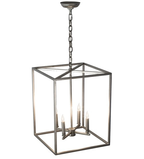 Meyda Tiffany 188996 Four Light Pendant, Nickel