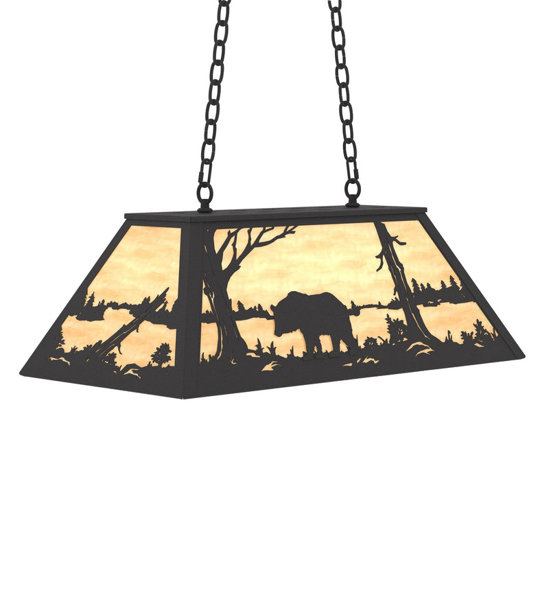 Meyda Tiffany 234300 Six Light Pendant, Textured Black