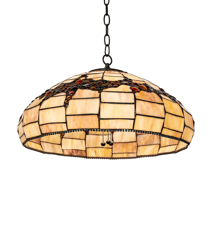 Meyda Tiffany 289615 Three Light Pendant, Oil Rubbed Bronze