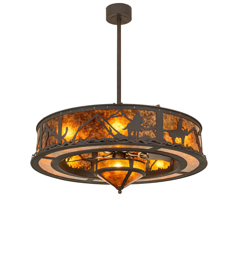 Meyda Tiffany 289940 11 Light Chandel-Air, Rusty Nail