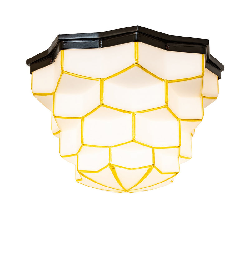 Meyda Tiffany 258501 LED Flush Mount, Bronze