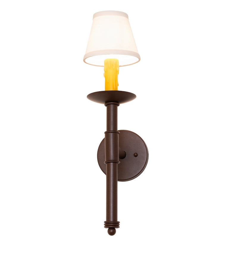 Meyda Tiffany 290601 One Light Wall Sconce, Cafe Noir