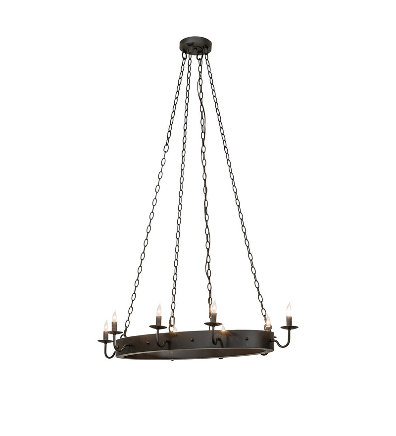 Meyda Tiffany 290825 Eight Light Chandelier, Oil Rubbed Bronze