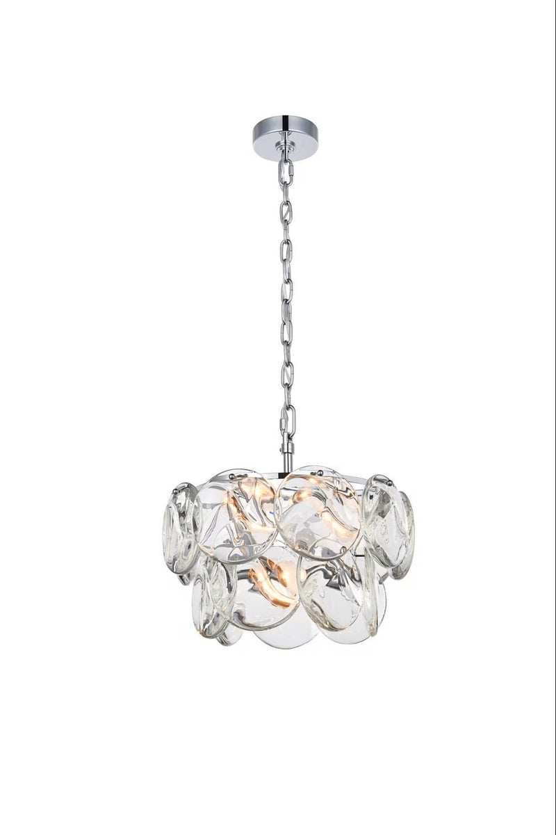 Elegant Lighting 1010D16C-01CR Six Light Chandelier, Chrome