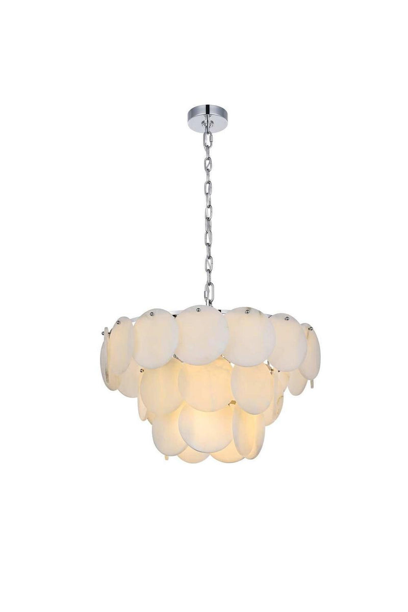 Elegant Lighting 1010D24C-11ST 12 Light Chandelier, Chrome
