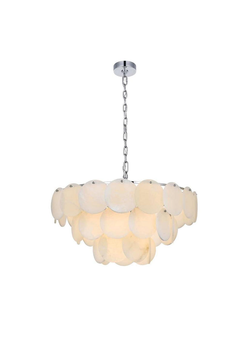 Elegant Lighting 1010D28C-11ST 14 Light Chandelier, Chrome