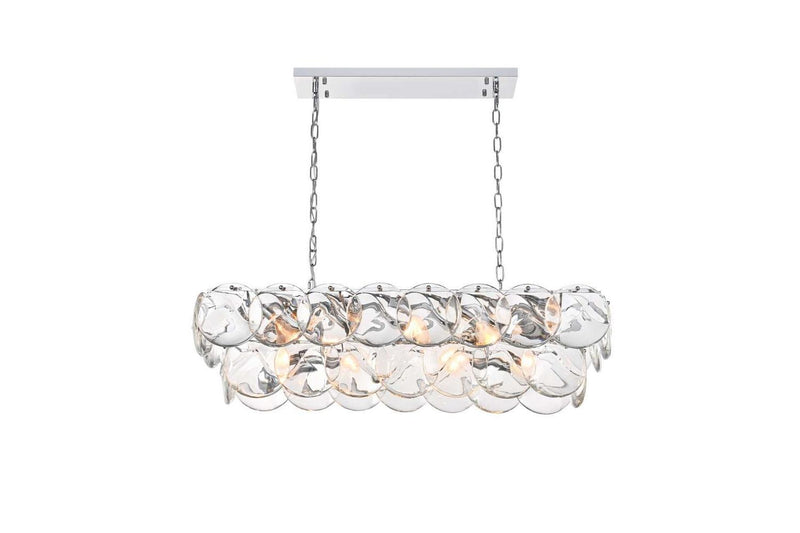 Elegant Lighting 1010D36C-01CR 14 Light Chandelier, Chrome