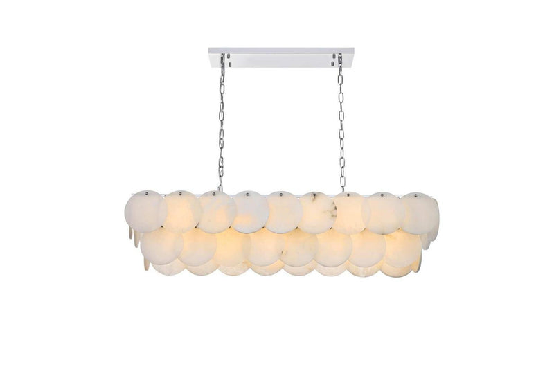 Elegant Lighting 1010D42C-11ST 17 Light Chandelier, Chrome