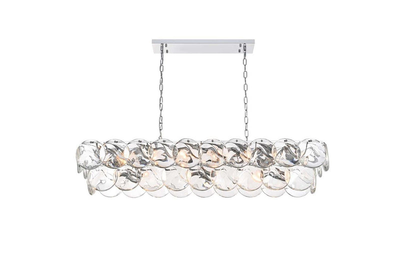 Elegant Lighting 1010D48C-01CR 20 Light Chandelier, Chrome