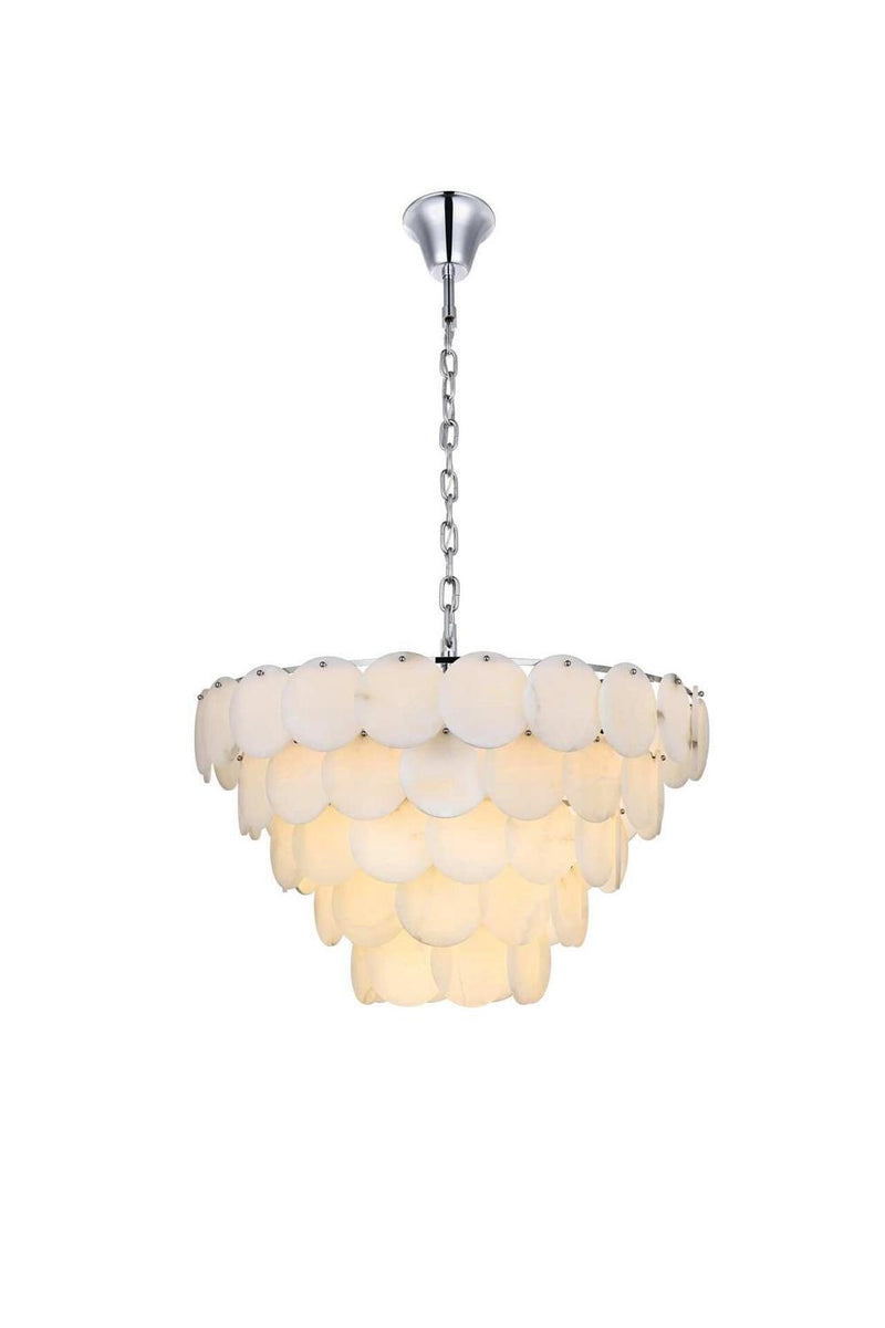 Elegant Lighting 1010G36C-11ST 29 Light Chandelier, Chrome