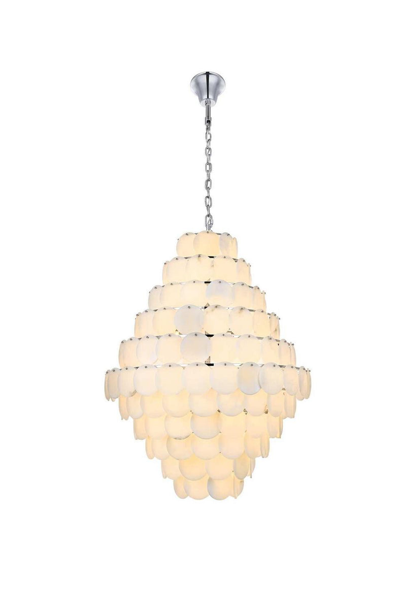 Elegant Lighting 1010G42C-11ST 66 Light Chandelier, Chrome