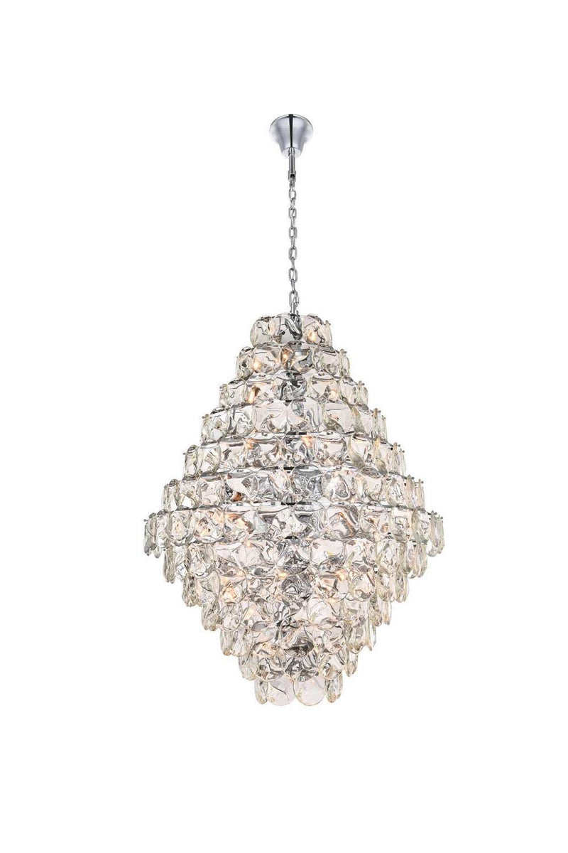 Elegant Lighting 1010G48C-01CR 90 Light Chandelier, Chrome
