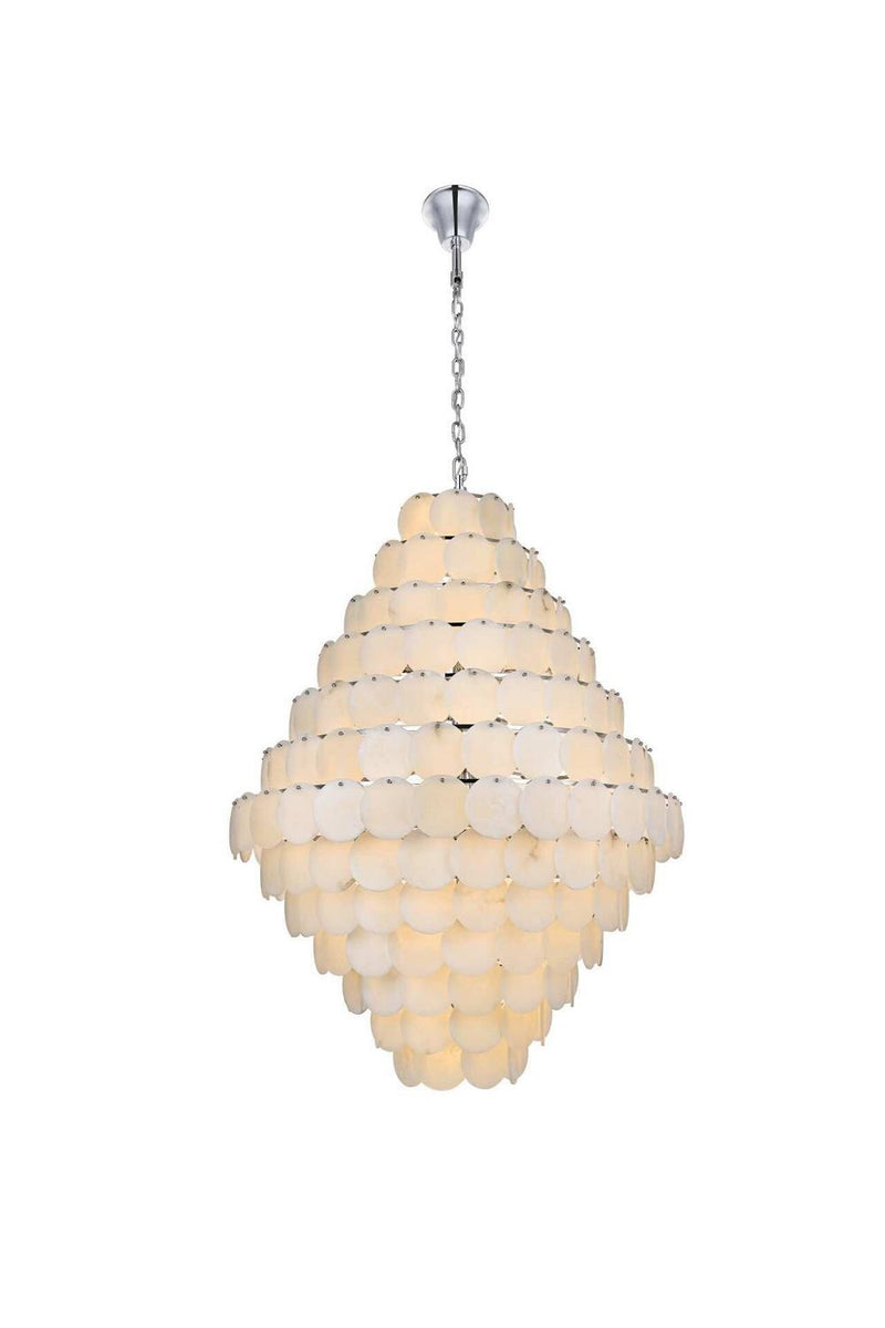 Elegant Lighting 1010G48C-11ST 90 Light Chandelier, Chrome