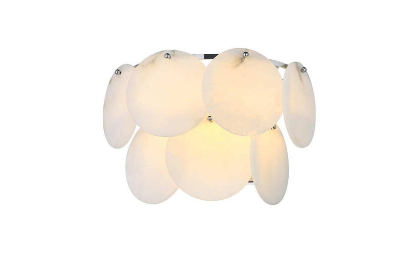 Elegant Lighting 1010W16C-11ST Three Light Wall Sconce, Chrome
