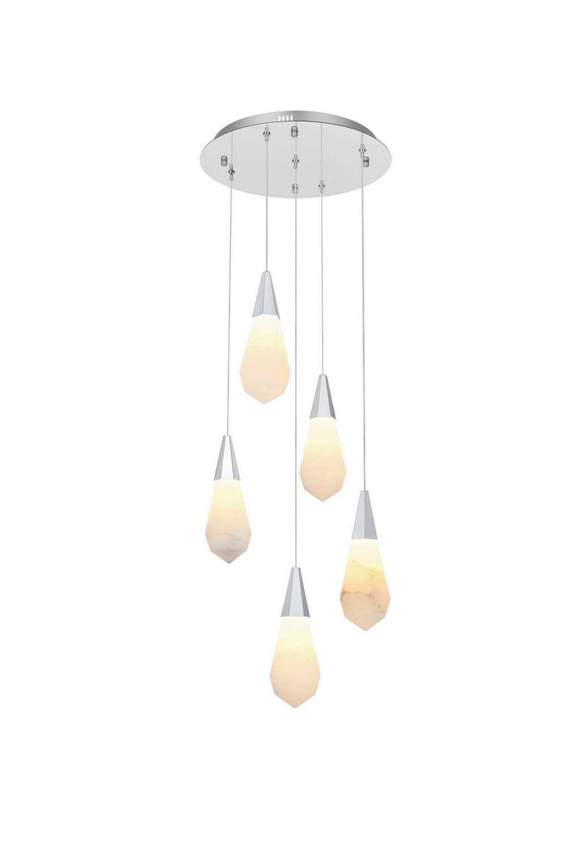 Elegant Lighting 1013D16C-22ST LED Pendant, Chrome