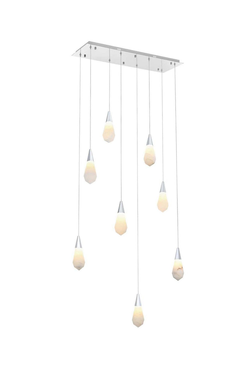 Elegant Lighting 1013D36C-22ST LED Pendant, Chrome