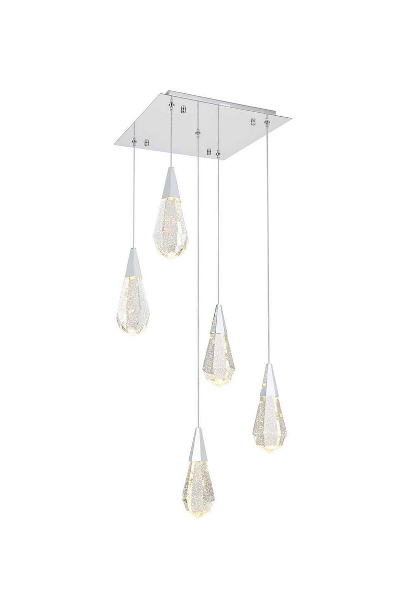 Elegant Lighting 1013S16C-02CR LED Pendant, Chrome