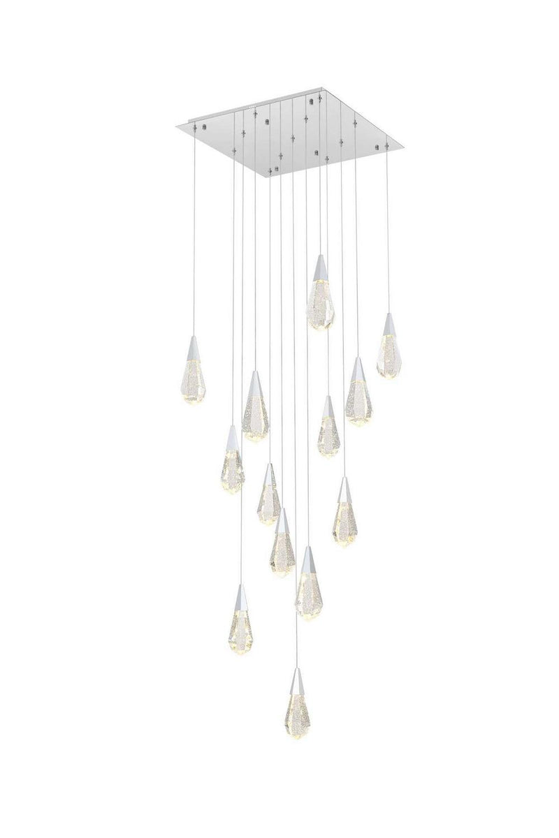 Elegant Lighting 1013S26C-02CR LED Pendant, Chrome