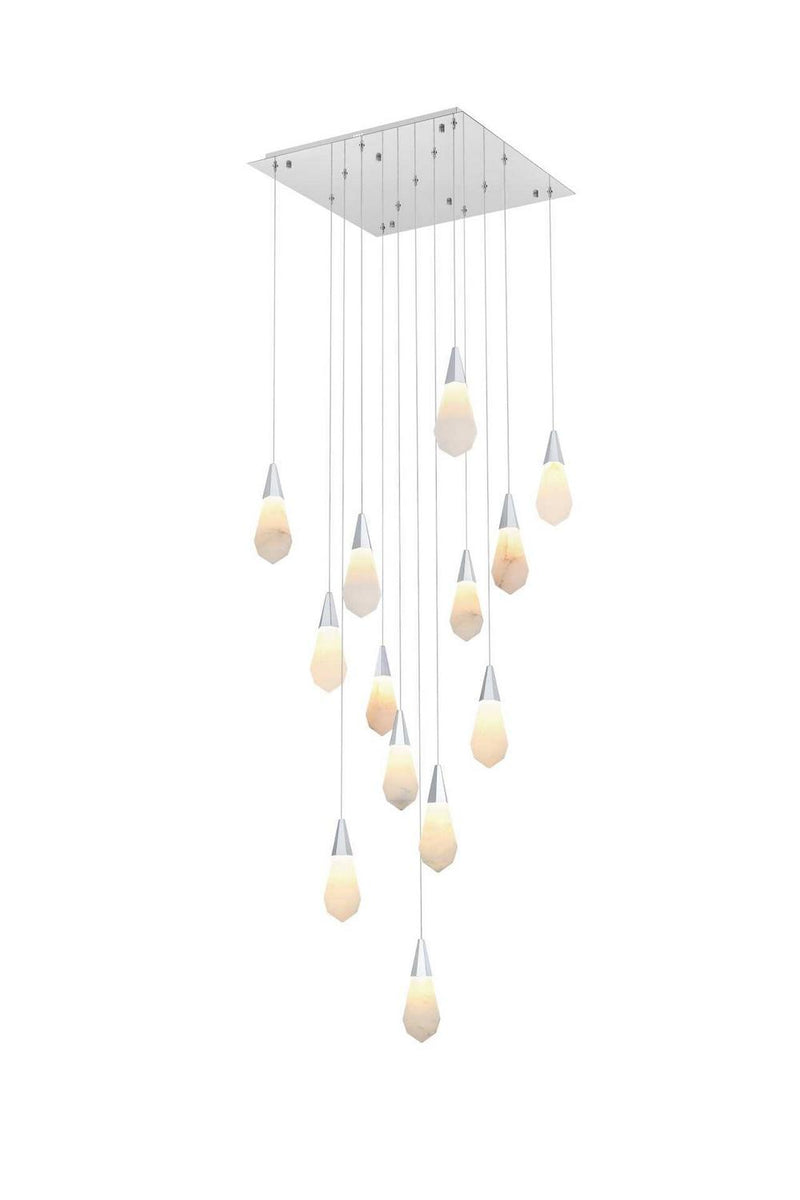 Elegant Lighting 1013S26C-22ST LED Pendant, Chrome