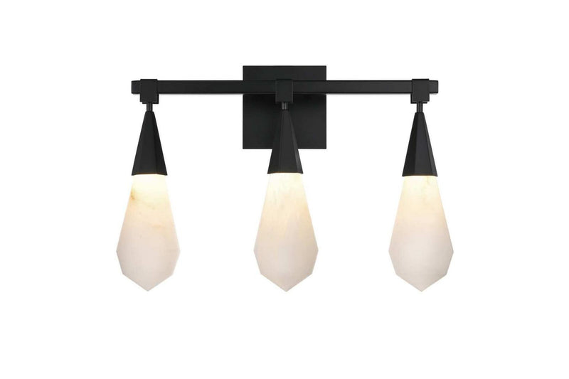 Elegant Lighting 1013W20BK-22ST LED Wall Sconce, Black