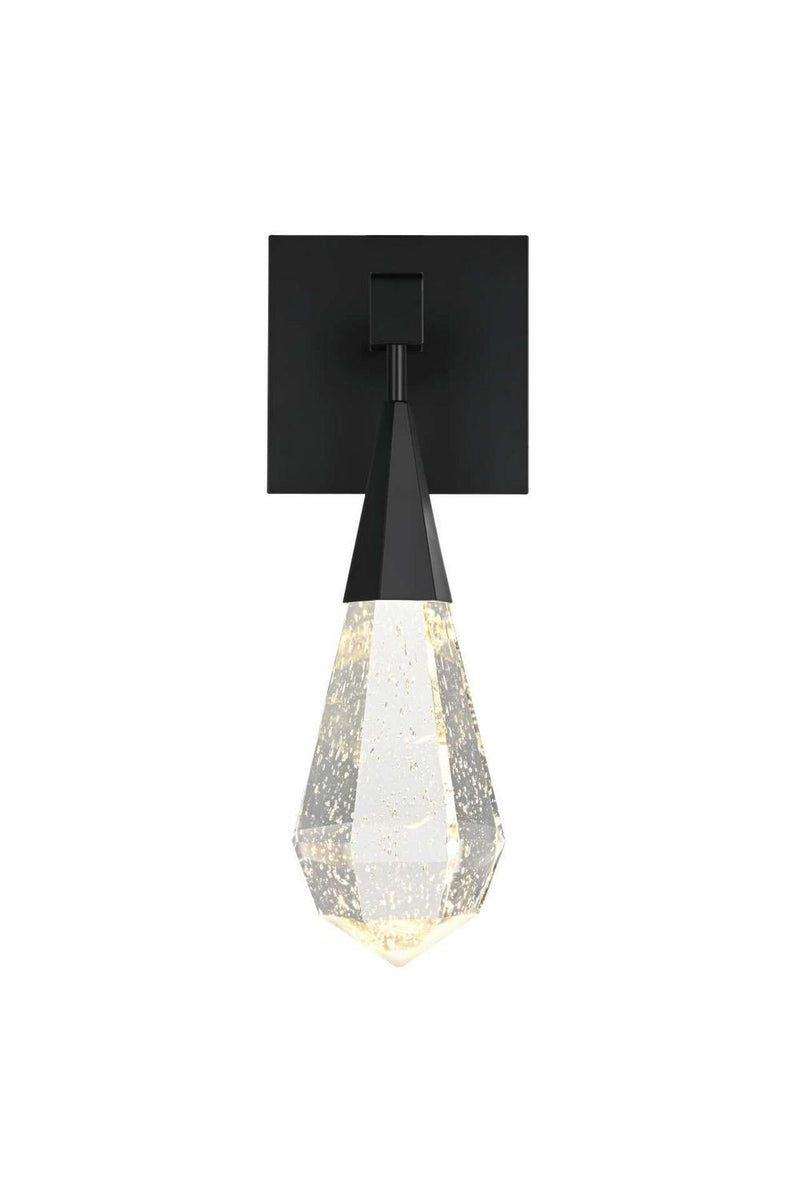 Elegant Lighting 1013W5BK-02CR LED Wall Sconce, Black