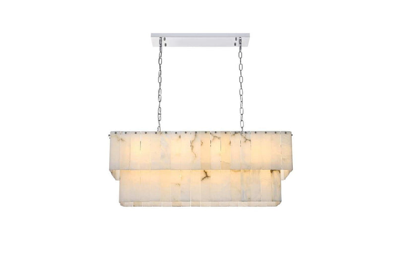 Elegant Lighting 1015D36C-33ST 14 Light Chandelier, Chrome