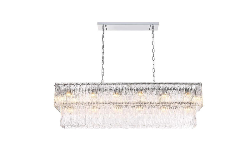 Elegant Lighting 1015D48C-03GL 20 Light Chandelier, Chrome