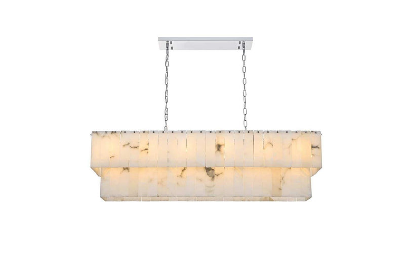 Elegant Lighting 1015D48C-33ST 20 Light Chandelier, Chrome