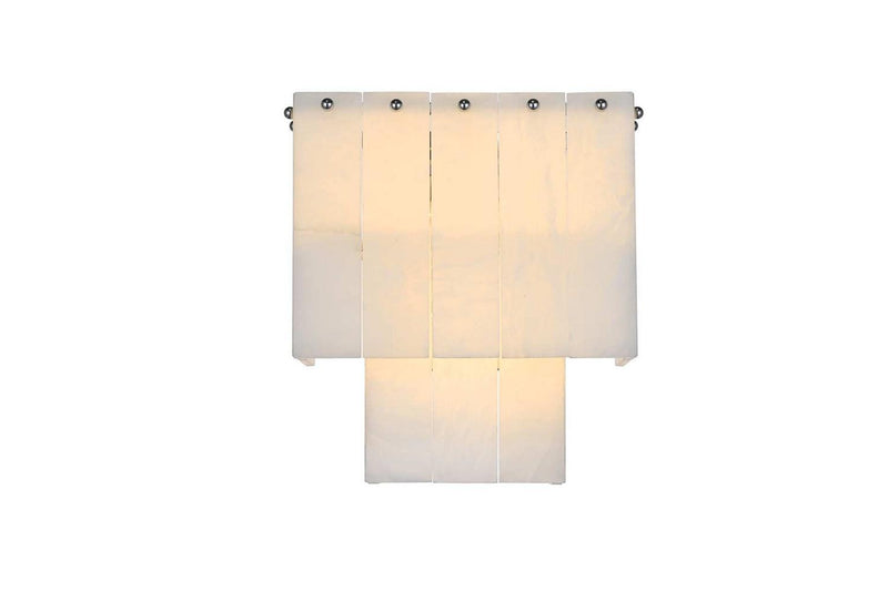 Elegant Lighting 1015W10C-33ST Three Light Wall Sconce, Chrome