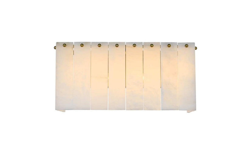 Elegant Lighting 1015W16SG-33ST Four Light Wall Sconce, Satin Gold