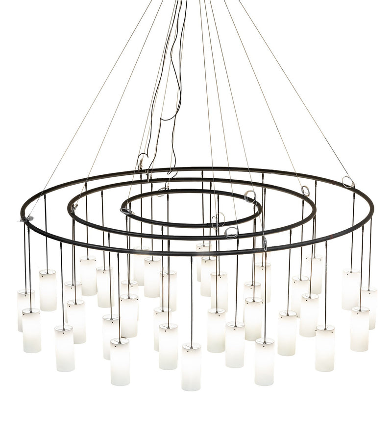 Meyda Tiffany 288173 LED Chandelier, Solar Black