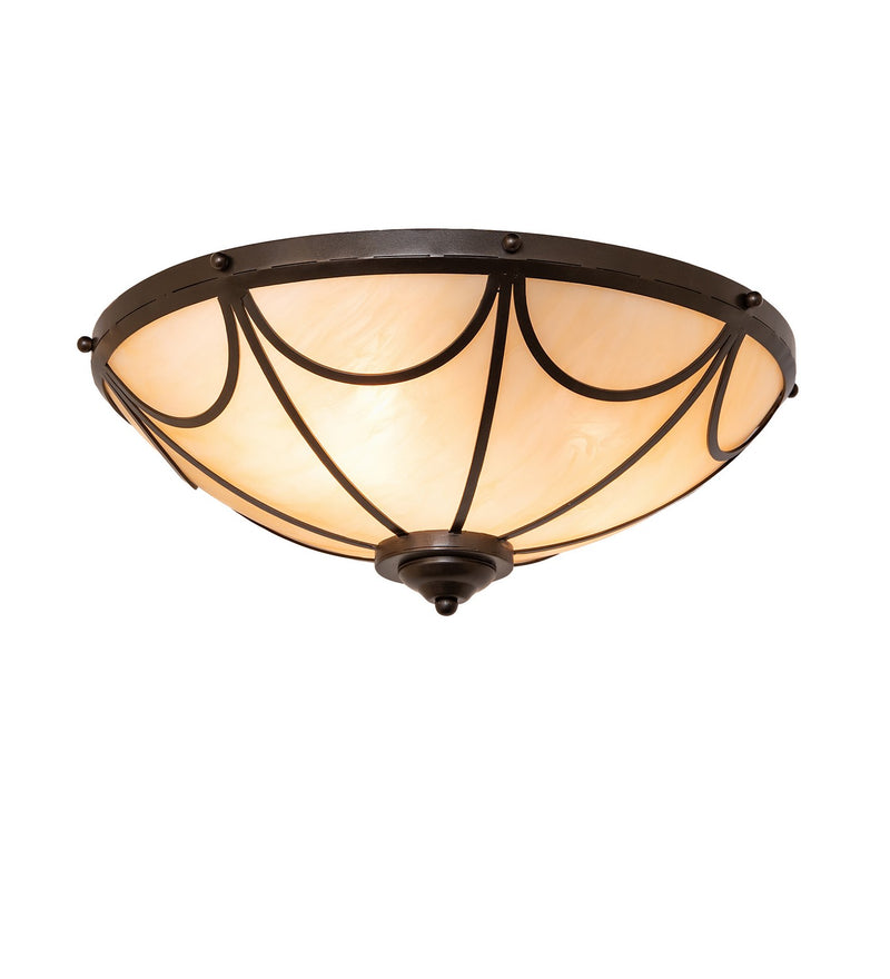 Meyda Tiffany 291448 LED Flush Mount, Bronze
