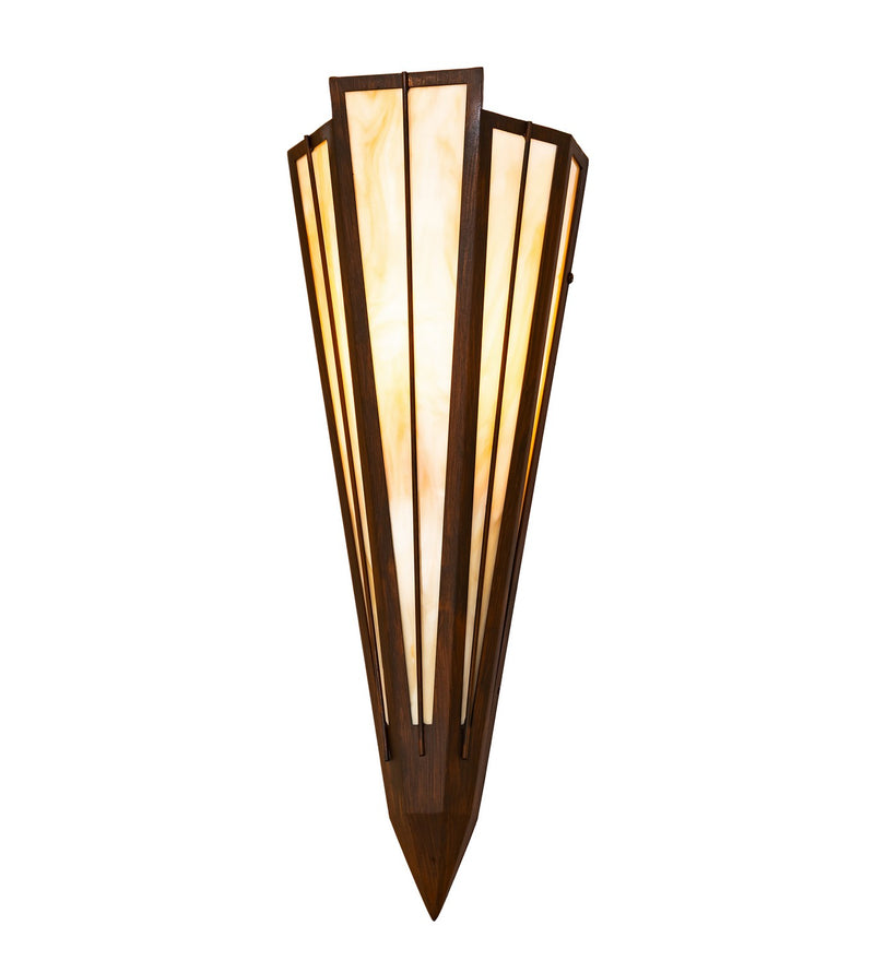 Meyda Tiffany 292689 One Light Wall Sconce, Rustic Iron