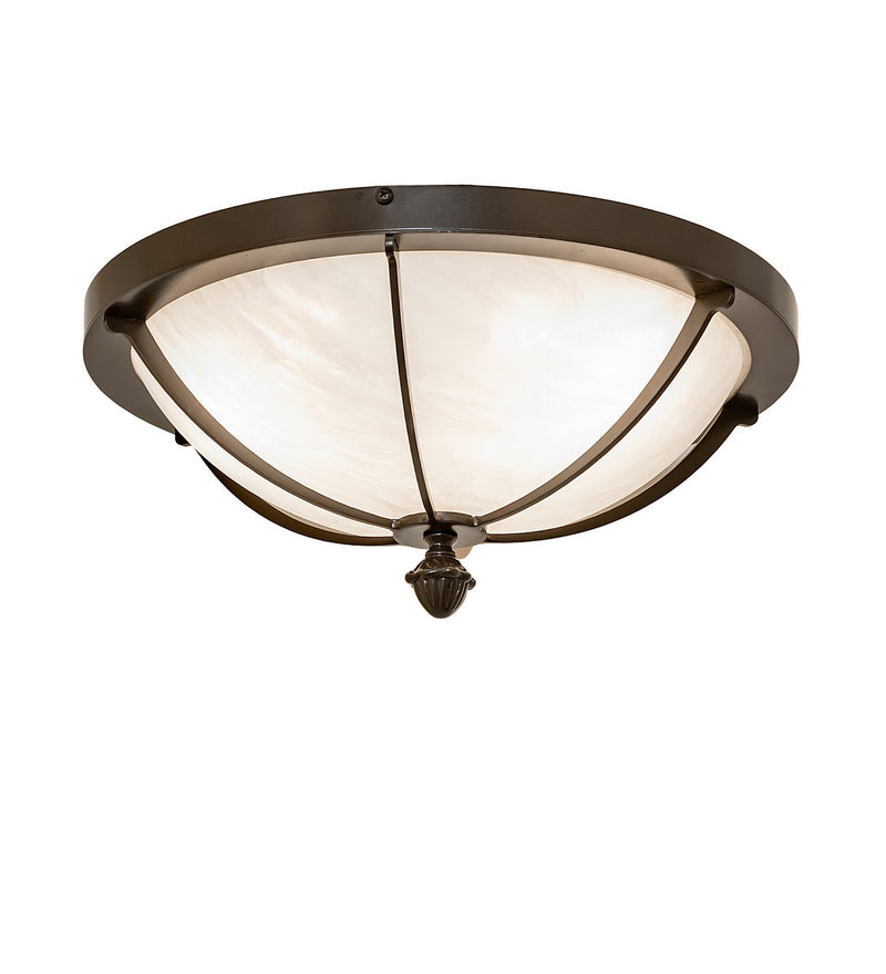 Meyda Tiffany 292971 LED Flush Mount, Timeless Bronze
