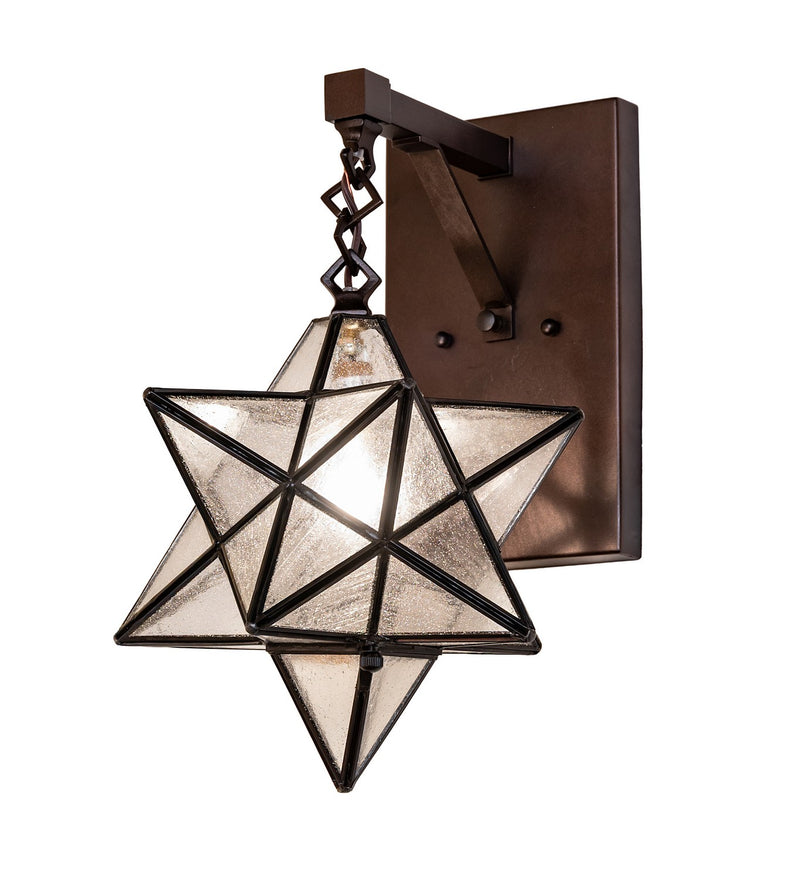 Meyda Tiffany 293216 One Light Wall Sconce, Mahogany Bronze