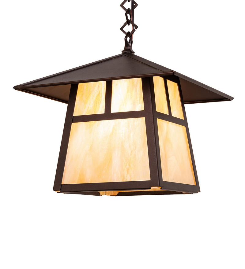 Meyda Tiffany 293307 One Light Pendant, Mahogany Bronze