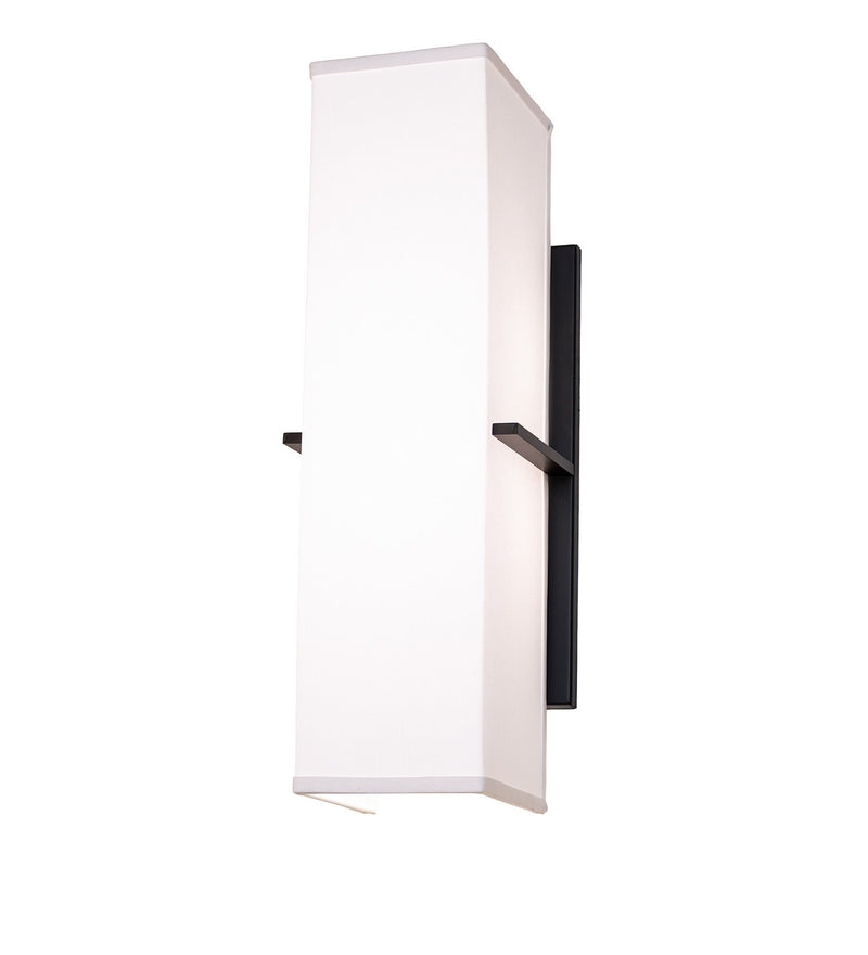 Meyda Tiffany 293517 Two Light Wall Sconce, Solar Black