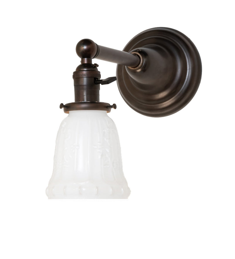 Meyda Tiffany 294447 One Light Wall Sconce, Weathered Antique Brass