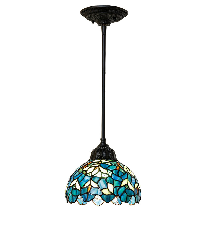 Meyda Tiffany 294641 One Light Pendant, Solar Black
