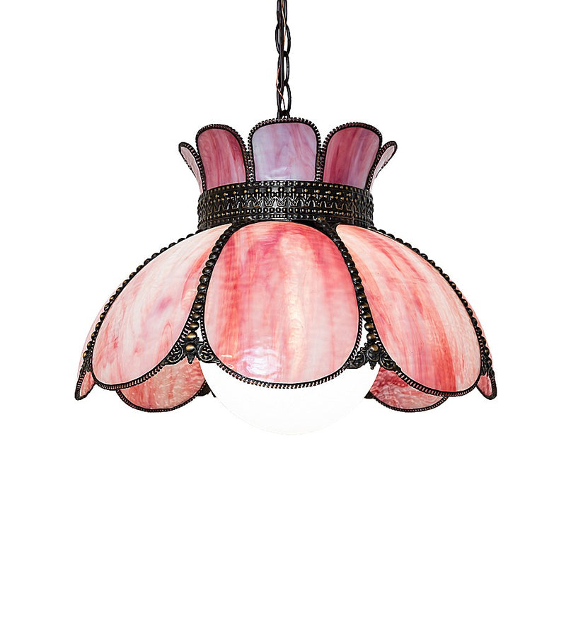 Meyda Tiffany 295162 One Light Pendant, Hi-Lited Craftsman Brown Mahogany Bronze
