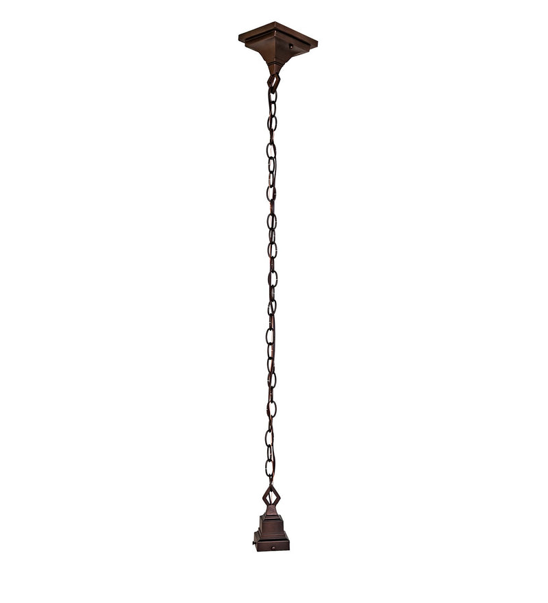 Meyda Tiffany 296966 One Light Pendant Hardware, Mahogany Bronze